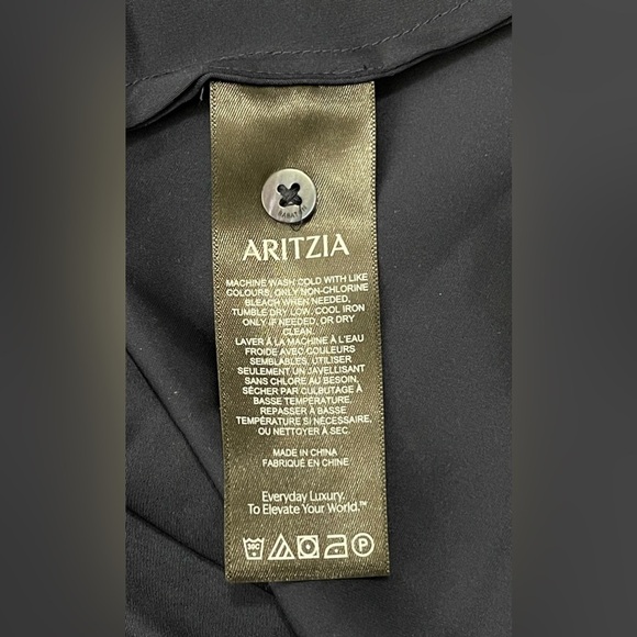 Aritzia Babaton Cella Satin Cutout Dress Satin fit-and-flare maxi dress MED NWT - Picture 8 of 9